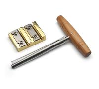 Peg Real Reals Shaver & Reamer Set di accordatura per violino 1:26 Taper Manico in Legno Violino Peg Hole Reamer Violin Making Tool Durata