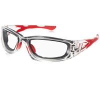 PEGASO 990.03 - Gafas proteccion gama ANTI-IMPACT modelo F1 Lente PC Incolora Antivaho, Grigio E Rosso, L