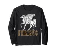 Pegaso Cavallo Alato Figura mitologica della Grecia Antica Maglia a Manica