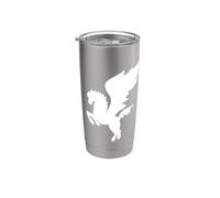 Pegaso cavallo alato Mitologia greca Pegasos Bicchiere termico in acciaio inox doppia parete