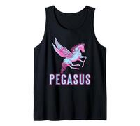 Pegaso Creatura Volante Fantasy Rosa e Cavaliere Canotta