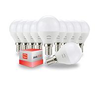 PEGASO - LAMPADINE LED E14 - SET DA 10 PZZ- E14-7W EQUIVALENTI A 45W DELLA LAMPADINA ALOGENA - 525 LUMEN - LUCE BIANCA CALDA 3000K