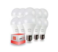 PEGASO - SET 10 LAMPADINE LED E27 A60-12W EQUIVALENTI A 100W - 1080 LUMEN - 3000K LUCE BIANCA CALDA