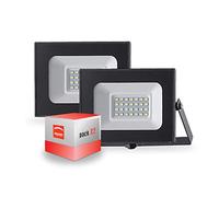 PEGASO - SET DI 2 FARO LED FLOODLIGHT - da esterno IP65-20W - FARI LED con LUCE BIANCA NATURALE 4000K - design ULTRASOTTILE - 1600 LUMEN