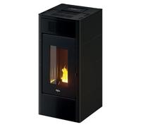 Saba 14 T2 - Stufa a Pellet Canalizzata 13,7 kW Serbatoio 23 Kg Volume Riscaldabile 390 M³ Wifi Metallo Antracite
