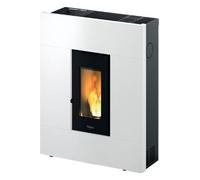 Pegaso Stufa a Pellet Ventilata Slim 6,9 kW 12 Kg 197 m3 Bianco TABLA 7 T2