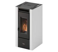 Pegaso Stufa pellet 5,5kW ELLIOT 6 White 4 stelle