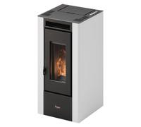 Pegaso Stufa pellet 5,5kW ELLIOT 6 White 4 stelle Classe A+ 7025066