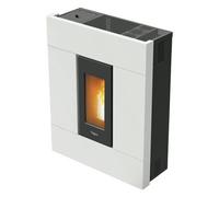 Pegaso Stufa pellet 7kW TABLA 7 Slim Bianco 4 stelle Classe A+ 7019032