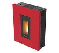 Pegaso Stufa pellet 7kW TABLA 7 Slim Rosso 4 stelle Classe A+ 7019031