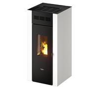Pegaso Stufa pellet 8,5kW ELANE 9.0 Bianco 4 stelle 7022001