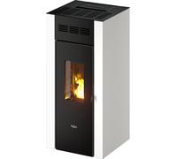Pegaso Stufa a Pellet Ventilata 8.5 kW Capacit Serbatoio 17 kg Volume Riscaldabile 238 m3 colore Bianco - 7022001 Elane 9