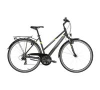 Pegasus Avanti 18 Trapez City Bike Nero Grigio Lime Donna 50