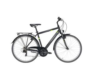 Pegasus City Bike Avanti 18 Nero Matt Uomo 53