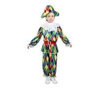 Pegasus Costume Arlecchino Bambino Di Carnevale (4° 4/5 ANNI)