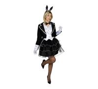Pegasus Costume CONIGLIETTA NERA Sexy Vestito Carnevale