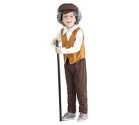 Pegasus COSTUME GEPPETTO BAMBINO VESTITO CARNEVALE FAVOLA DI PINOCCHIO (9/10 ANNI)