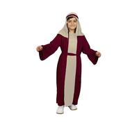 Pegasus COSTUME PASTORE DEL PRESEPE VARI COLORI CARNEVALE (BORDEAUX, 11/12 ANNI)