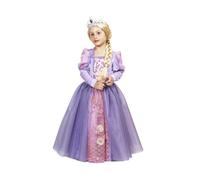 Pegasus Costume Principessa Raperonzolo Vestito Carnevale Bambina (4/5 anni)