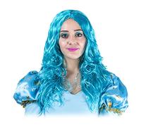 Pegasus Parrucca Fata Turchina Donna Colore Celeste, Favola Pinocchio