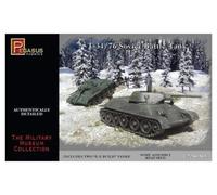 'Pegasus pg7661 - Veicolo - 1/72 T di 34/76, 2 Pezzi