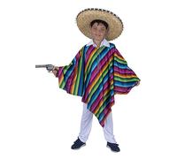 Pegasus PONCHO MESSICANO BAMBINOA DI CARNEVALE (M 6/8 ANNI)