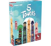 Pegasus Press | 5 Torri | Gioco di Carte | età 7+ | 2-5 Giocatori | Tempo di Gioco: 15-30 Minuti