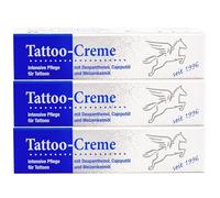 Pegasus Pro, crema per la cura dei tatuaggi, 25 ml, con olio di cajeput, dopobarba, 3 pezzi