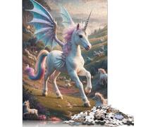 Pegasus - Puzzle di carta da 1000 pezzi, motivo unicorno alato, per adulti, puzzle, 38 x 26 cm, 1000 pezzi