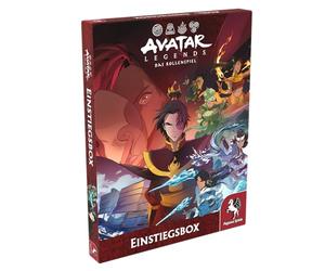 Pegasus Spiele 48110G - Avatar Legends - Il Gioco di Ruolo: Scatola Iniziale, Rosso, Blu, Verde, Giallo