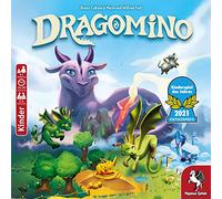 Pegasus Spiele 57111G 0061129596 Dragomino, Gioco per bambini dell'anno 2021, singolo, multicolore