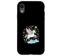 Pegasus volante con le stelle Custodia per iPhone XR
