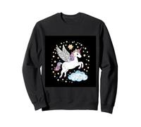 Pegasus Volante con Le Stelle Felpa