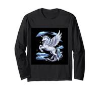 Pegasus Volante con Le Stelle Maglia a Manica