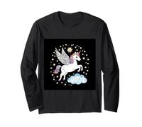 Pegasus Volante con Le Stelle Maglia a Manica
