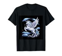 Pegasus Volante con Le Stelle Maglietta