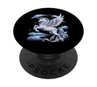 Pegasus volante con le stelle PopSockets PopGrip Adesivo