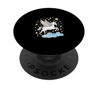 Pegasus volante con le stelle PopSockets PopGrip Adesivo