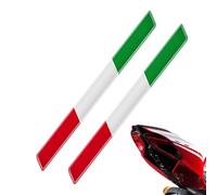 Pegatina De Bandera Italiana Para Coche - Calcomanía 3D Para Ventana De Automóvil | Vinilos Decorativos 3D Motos Y Vehículos | Pegatina 3D De Bandera Adhesión Fuerte Resistente Al Clima