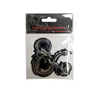 Pegatina Metal Relieve Dragones y Mazmorras