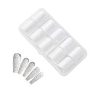 Pegatinas de transferencia de lámina de encaje para uñas, kit de 10 rollos autoadhesivos de flores, envoltorios blancos y negros, estilo gótico y francés, para salón de belleza, dormitorio, boda
