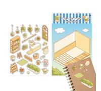 Pegatinas - Kit De Álbumes De Recortes De Pegatinas De Casas En Para Adultos, Pegatinas Para Álbumes De Recortes, Collage De Pegatinas De Escenas De Dibujos Animados, Libro De Pegatinas, Recortes