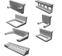 Pegboard Organizer Set for Wall Control 3D Printing Tools Storage System