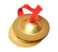 Pegciuho 1 Paio di Cimbali a Mano E Da Dito, in Lega, Robusti, Strumento a Percussione, Strumento Musicale per Attività, Spettacoli Scolastici, Piccolo