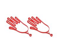 Pegciuho 2X Porta-Guanti da Golf, Gancio, Accessori, Strumento, Porta-Guanti da Golf Portatile per Uomo E Donna, Manutenzione Sportiva, Rosso