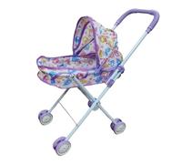 Pegciuho Bambole Giocattolo per Bambini, Giocattoli Che Stimolano La creatività E Il Gioco di Ruolo, Passeggini per Bambole Adatti alla Scuola E all, Viola