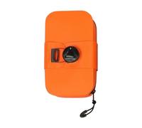 Pegciuho Borsa da Sella per Bici, Impermeabile, Piccola Borsa Posteriore per Bici, 0,5 L, Borsa Portatile per Accessori da Ciclismo, Borse Sottosella, Orangina