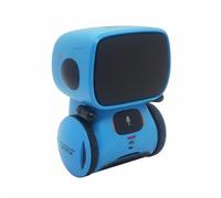 Pegciuho Children Interactive Robot Giocattolo Interattivo Funzione Parlare Ascoltare Musica Stimolante Materiale Plastica Suggerito per Pratica Comunicazione E Apprendimento Casa, Blu