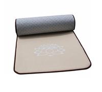 Pegciuho Cuscino da Preghiera in Lino Tappetino Meditazione Tappeto Devozione Cuscino Prostrazione con Supporto Spugnoso E Aderenza al Suolo Adatto per Casa Tempio Sala Preghiera, Lino, 60 250cm