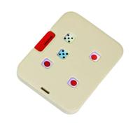 Pegciuho Dadi Meccanici - Gioco di Ruolo da Tavolo con Elementi Casuali - Intrattenimento Rilassante, Gioco da Tavolo Portatile da Portare Sempre con sé, Bianco